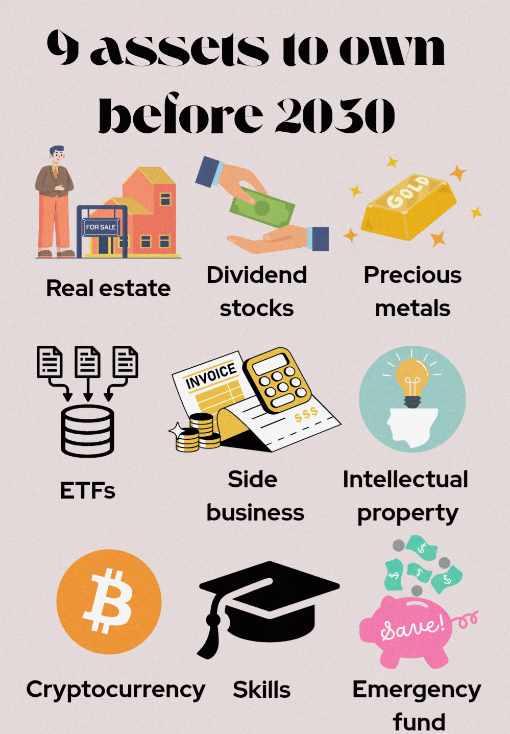 9 Assets for the Patient Investor: Wealth Building Without the Noise